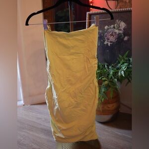 Oh Polly Lemon Pencil Skirt